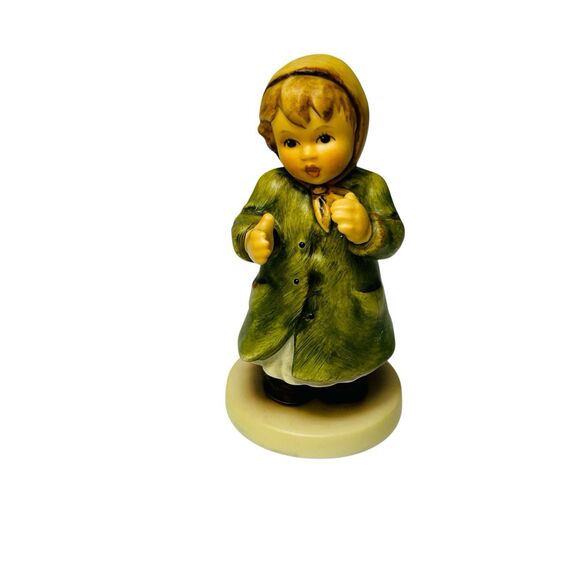 Goebel Hummel Figurine Keeping Time Little Girl Germany Club Year 2006/2007 3.5" - Picture 1 of 7